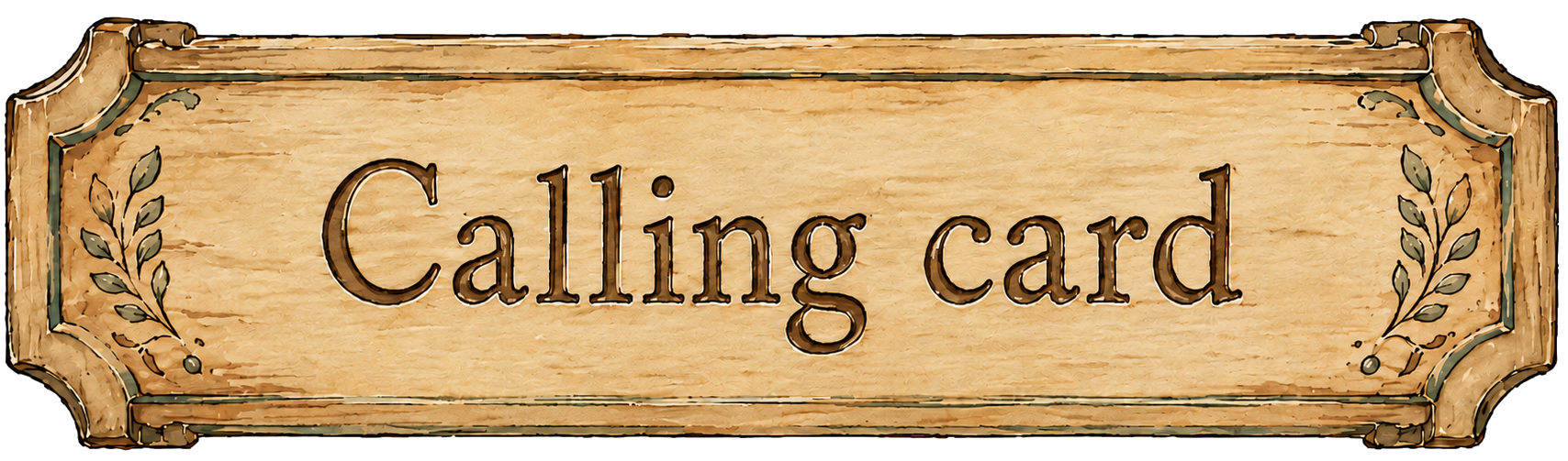 Calling card